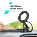 Canyon Універсальний автотримач Canyon Magnetic phone holder OnGrip 10 aluminum Black (CNS-CCHM10)