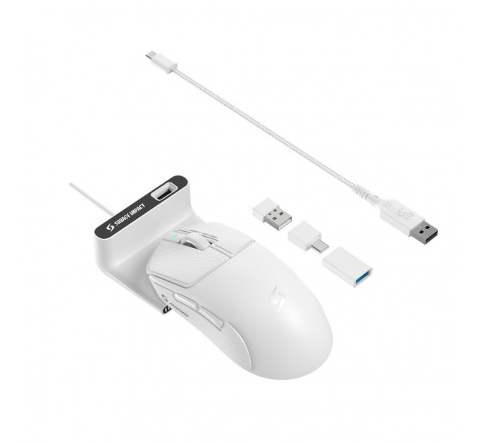 Миша бездротова Bloody SG5 White