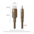 Кабель Vention USB Type-C - USB Type-C (M/M), 60W, 3A, 2 м, Copper (TRDJH)