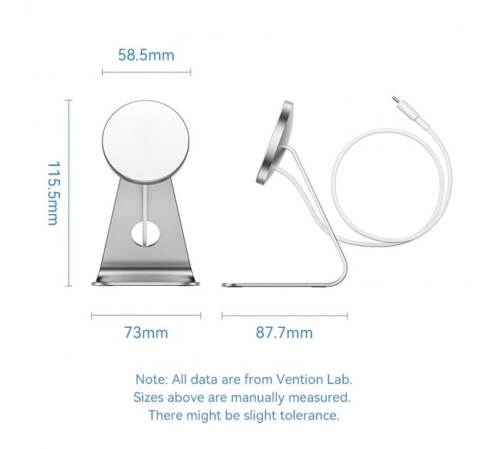 Бездротовий зарядний пристрій Vention 15W Magsafe (FGHIF)