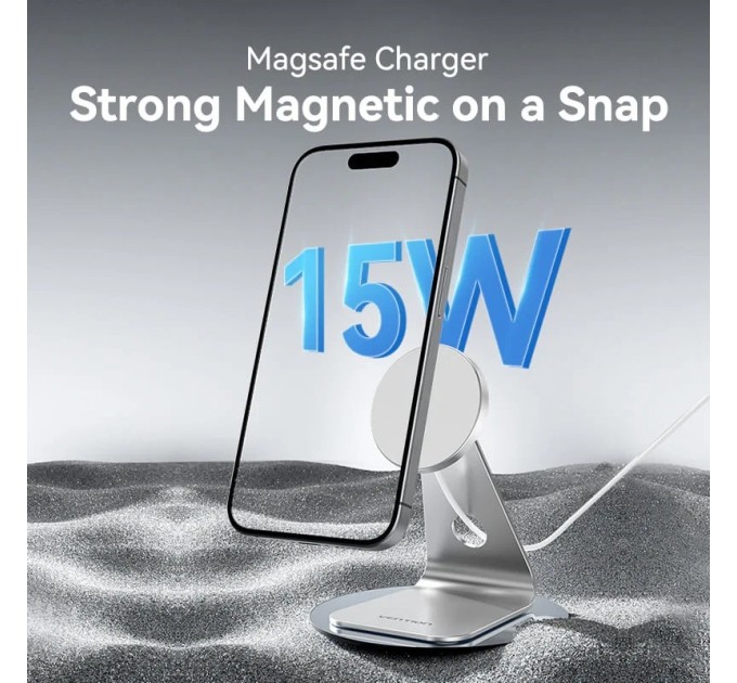 Бездротовий зарядний пристрій Vention 15W Magsafe (FGHIF)