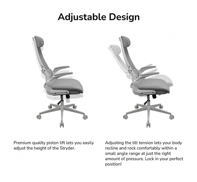 Крісло для геймерів Cougar Stryder Gray