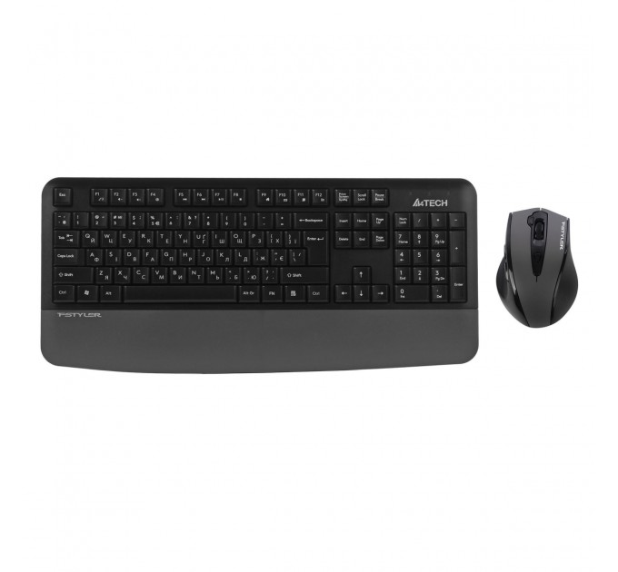 Комплект (клавіатура, мишка) бездротовий A4Tech Fstyler FG2500S Plus Grey