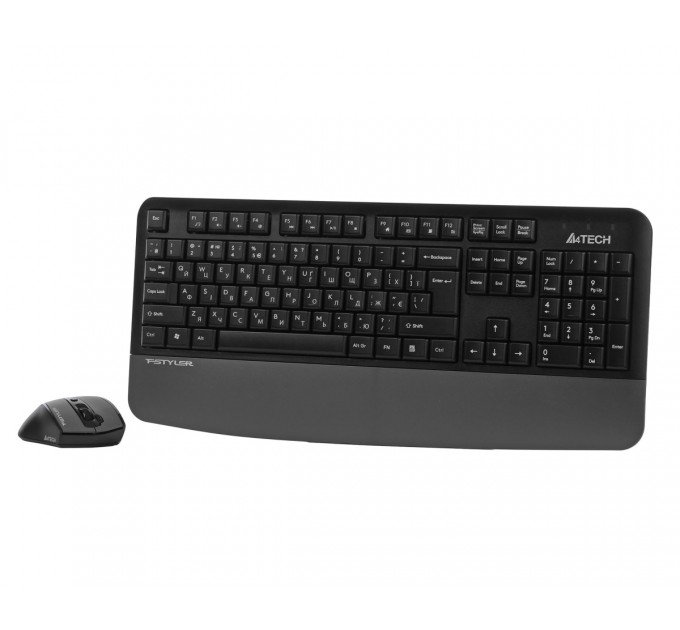 Комплект (клавіатура, мишка) бездротовий A4Tech Fstyler FG2500S Plus Grey