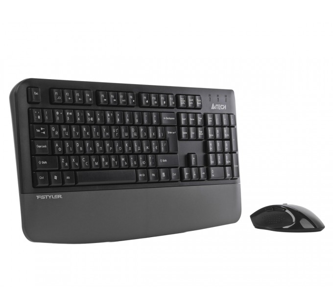 Комплект (клавіатура, мишка) бездротовий A4Tech Fstyler FG2500S Plus Grey