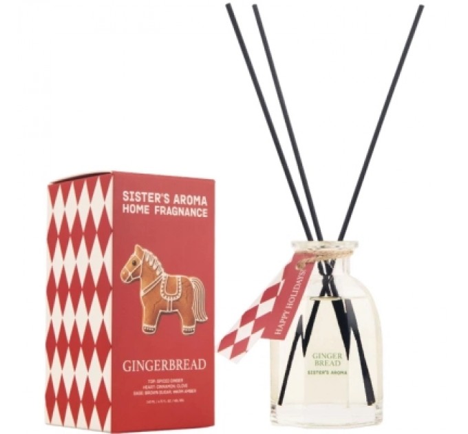 Аромадифузор Sister's Aroma Gingerbread 140 мл (4820227786329)
