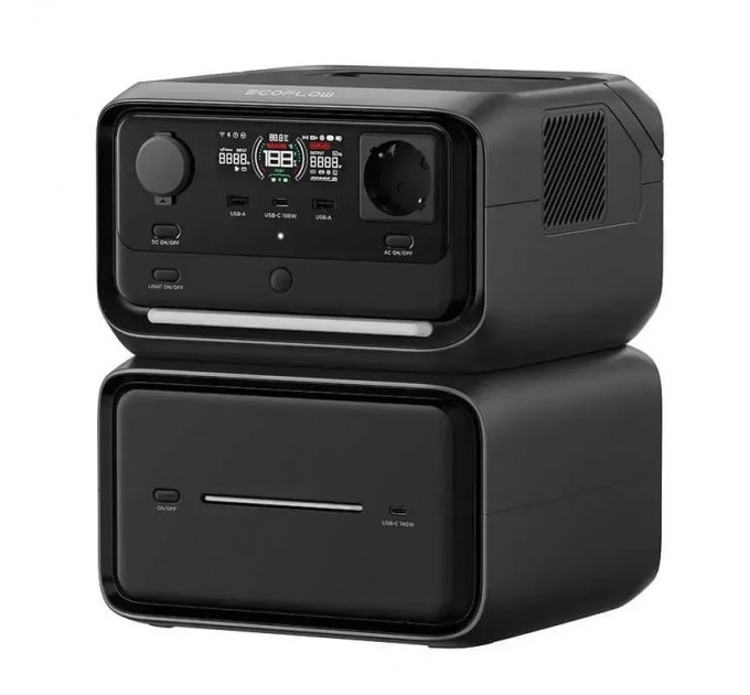 Зарядна станція EcoFlow River 3 Max Plus, 600W, 858Wh (EFRIVER3MaxPlus-EU-CBOX)_EU