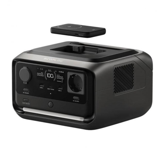 Зарядна станція EcoFlow River 3 Max Plus, 600W, 858Wh (EFRIVER3MaxPlus-EU-CBOX)_EU