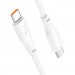 Дата кабель USB-C to USB-C 2.0m 100W TPE X93 white HOCO (6931474790729)