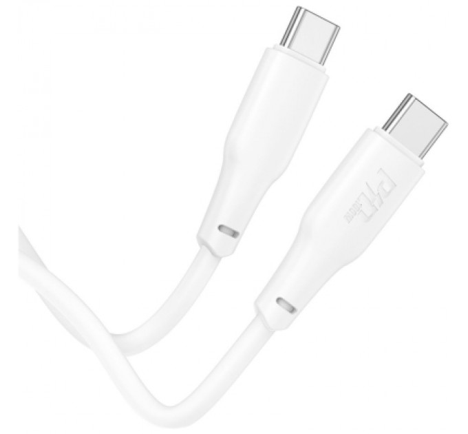 Дата кабель USB-C to USB-C 2.0m 100W TPE X93 white HOCO (6931474790729)