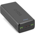 SBS Батарея універсальна SBS 30000mAh 20W PD,QC, 2xUSB-A, 2xUSB-C Black (TTBB30000PD20K)