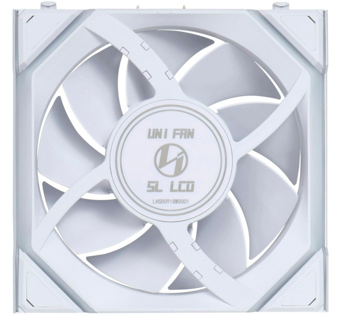 Вентилятор Lian Li Uni Fan SL Wireless LCD 120-3 Reverse White (G99.12RSLLCD1W3W.00)