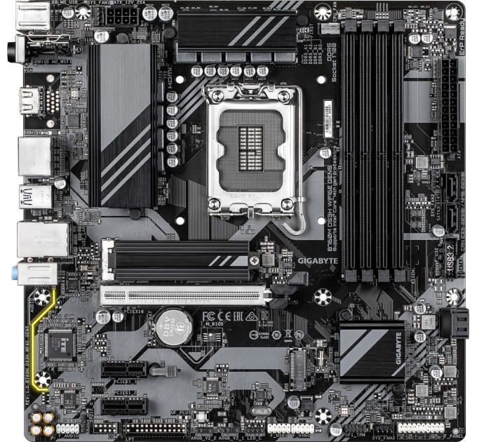 Материнська плата Gigabyte B760M DS3H WiFi6E Gen5 Socket 1700
