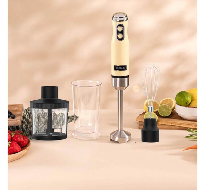 Блендер Cecotec Power Retro 1200MAX Cream&Crush Yellow (CCTC-03941)