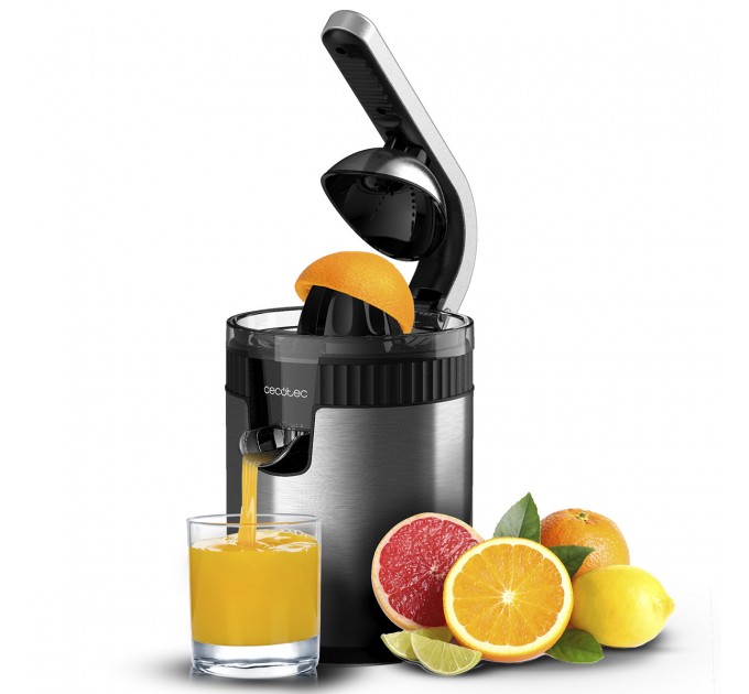 Соковижималка Cecotec Xqueeze RetroJuice 600 Steel (CCTC-03363)