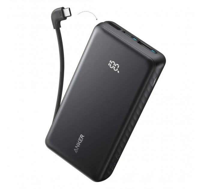 Універсальна мобільна батарея Anker Zolo 20000mAh 22.5W Black (A110EH11)