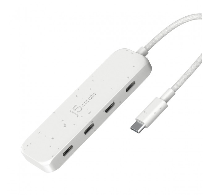 USB-хаб J5create 4 USB-C White (JCH345EW-N)