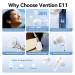 Vention Навушники VENTION Elf Echo Lite E11 White (NBVW0)