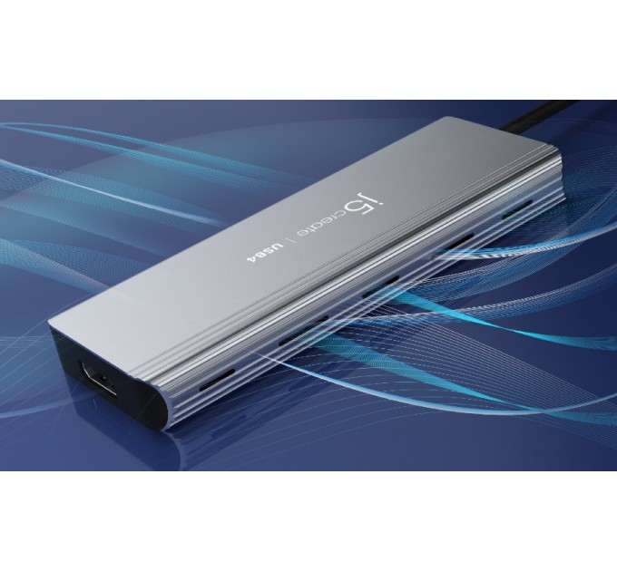 USB-хаб J5create USB-C 5-в-1 Grey (JCD401-N)