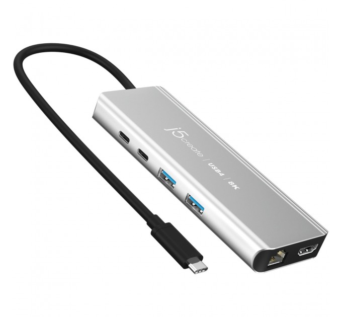 USB-хаб J5create USB-C 6-в-1 Grey (JCD403-N)
