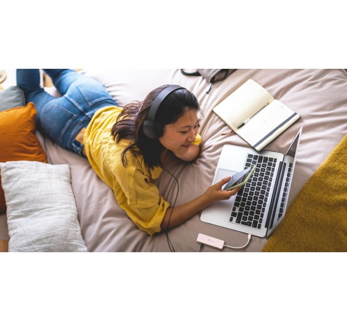 USB-хаб J5create USB-C 6-в-1 White (JCD373EW-N)