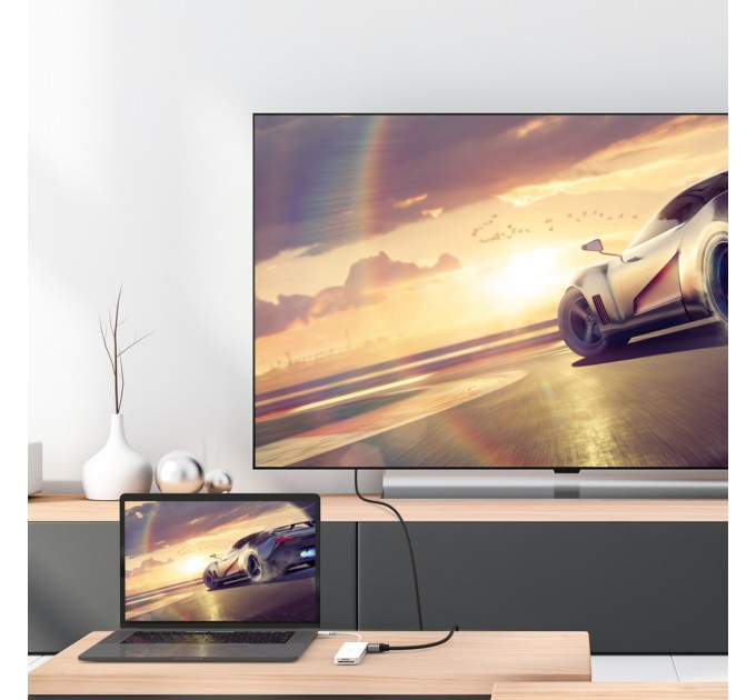 USB-хаб J5create USB-C 6-в-1 White (JCD373-N)