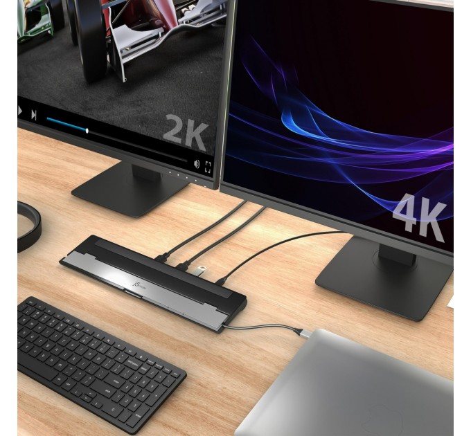Док-станція J5create USB-C 10-в-1 (JCD542-N)
