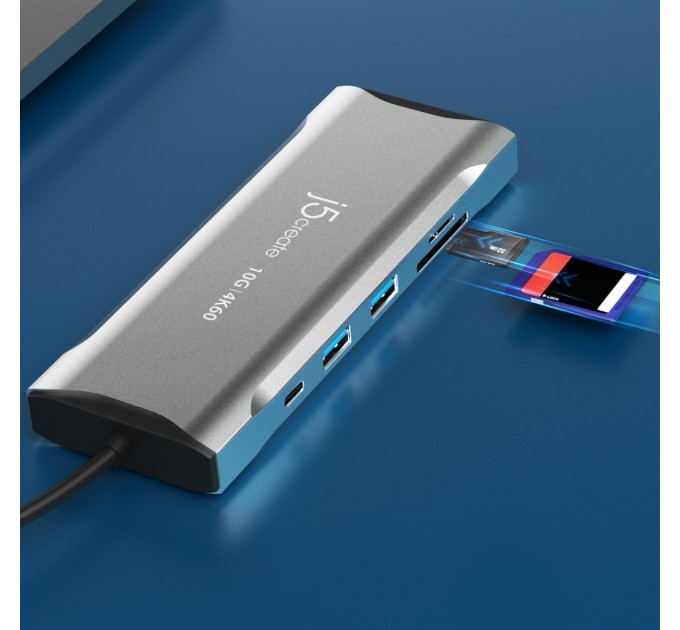 Док-станція J5create USB-C 11-в-1 (JCD397-N)