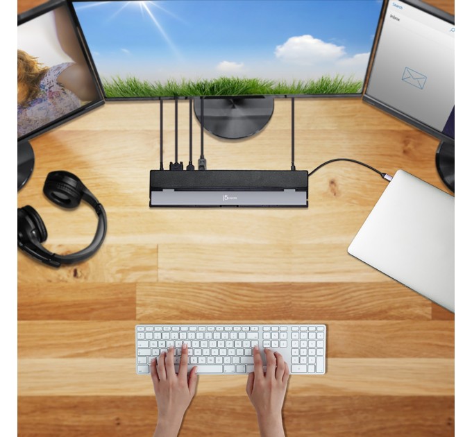 Док-станція J5create USB-C 13-в-1 (JCD543-N)