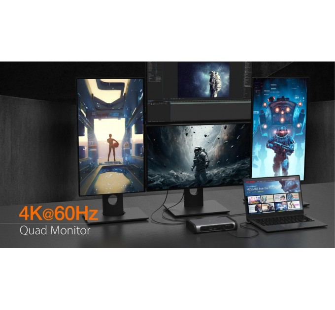 Док-станція J5create USB-C 15-в-1 (JTD568-EN)