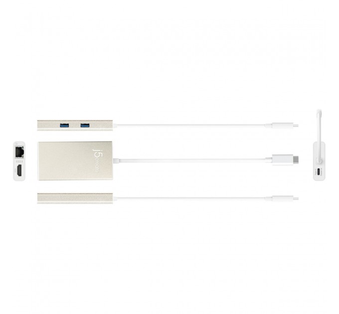 Док-станція J5create USB-C 5-в-1 (JCA374-N)