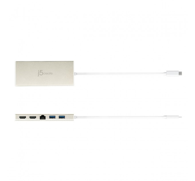 Док-станція J5create USB-C 6-в-1 (JCD381-N)
