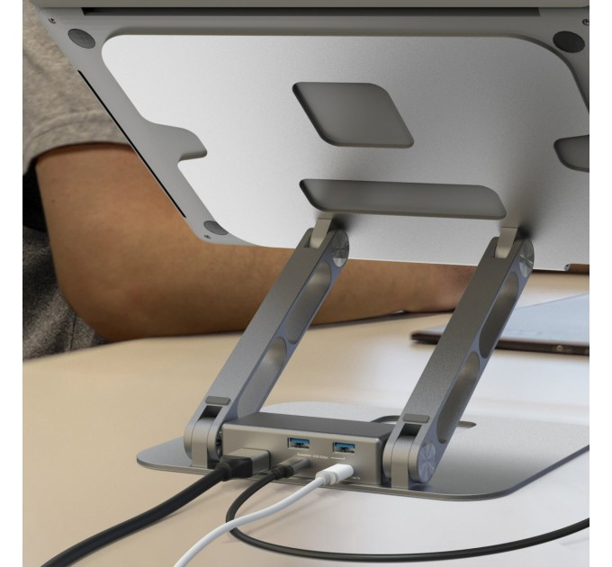 Док-станція J5create USB-C 6-в-1 (JTS327-N)