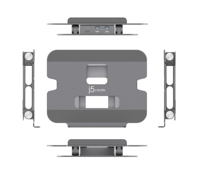 Док-станція J5create USB-C 6-в-1 (JTS327-N)