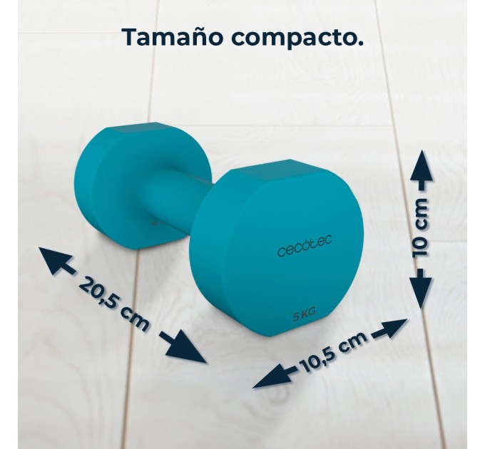 Гантелі Cecotec Drumfit 500 DoubleNeo (2шт по 5кг) (CCTC-07202)