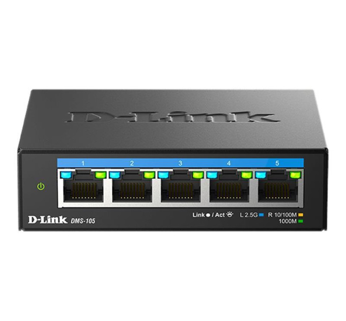 D-Link Комутатор мережевий D-Link DMS-105