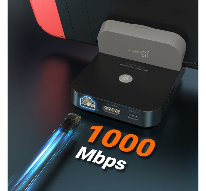 Док-станція J5create для Nintendo Switch (JCD620-N)