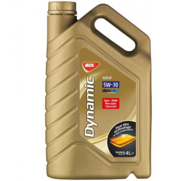 Моторна олива MOL Dynamic Gold 5W-30 4л (13301107)