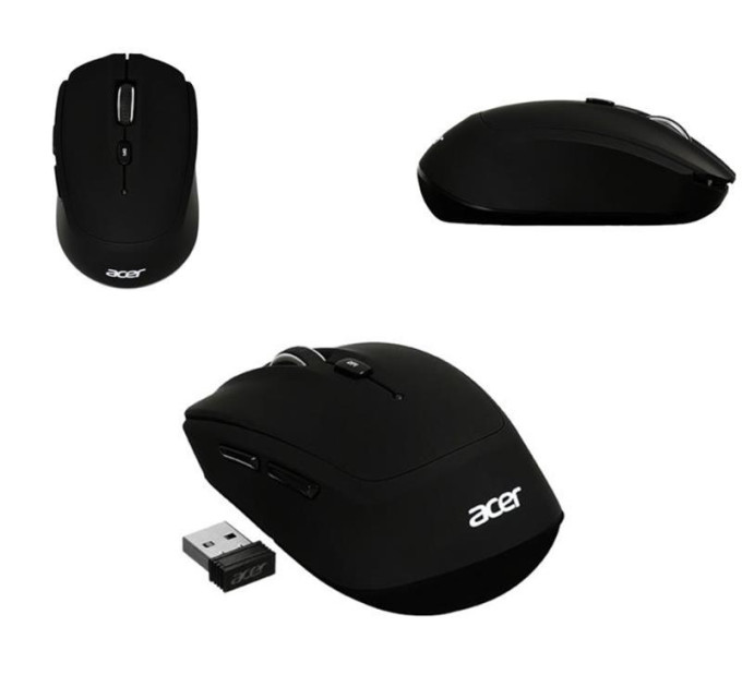 Acer Мишка Acer OMR050 Wireless/Bluetooth Black (ZL.MCEEE.02D)