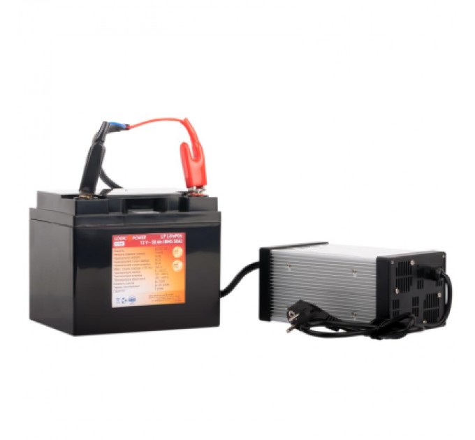 Мережевий зарядний пристрій для АКБ LogicPower LiFePO4 24V (29.2V)-25A-600W (14595)