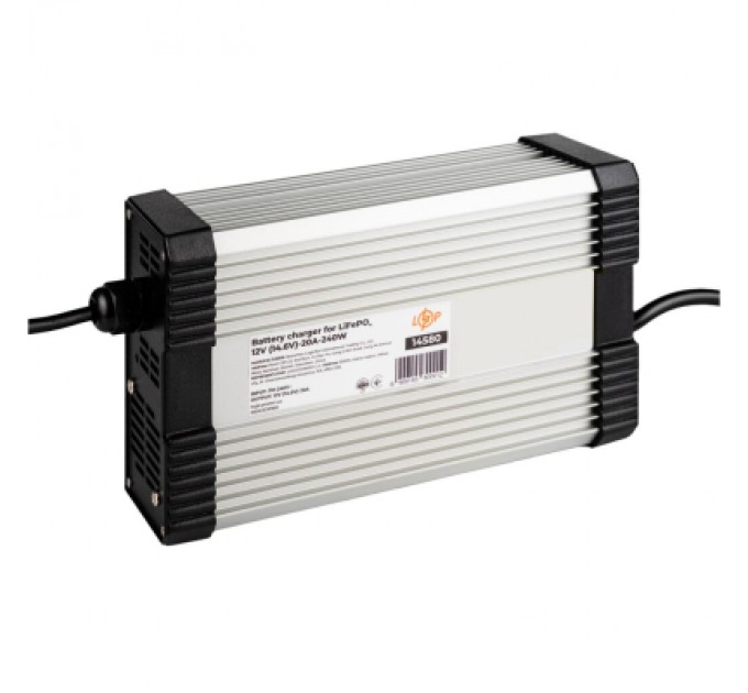 Мережевий зарядний пристрій для АКБ LogicPower LiFePO4 12V (14.6V)-20A-240W (14580)