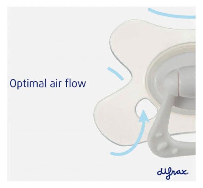 Пустушка Difrax Natural, 20+ міс (803 Peachy_leafs)