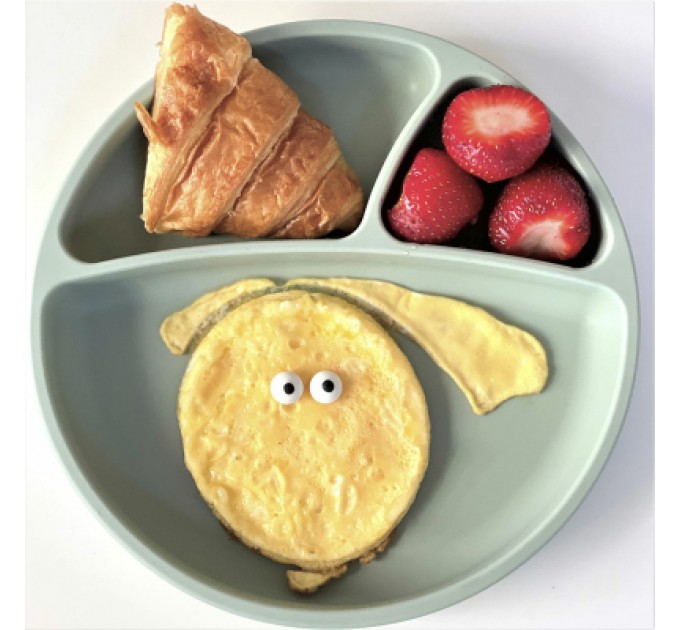 Тарілка дитяча MinikOiOi Portions секційна Mellow Yellow (101050006)