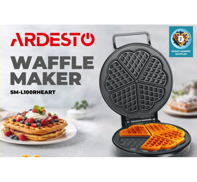 Ardesto Вафельниця Ardesto SM-L100RHEART
