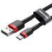 Baseus Дата кабель USB 2.0 AM to USB-C 2.0m 2A red-black Baseus (CATKLF-C91)