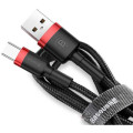 Baseus Дата кабель USB 2.0 AM to USB-C 2.0m 2A red-black Baseus (CATKLF-C91)