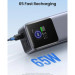 Ugreen Батарея універсальна Ugreen 20000mAh 130W Nexode Smart Display with Built-in Cable (PB723 55365B)
