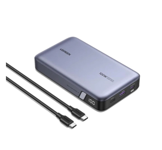Ugreen Батарея універсальна Ugreen 20000mAh 100W Two-way Fast Charging (PB720 25188)