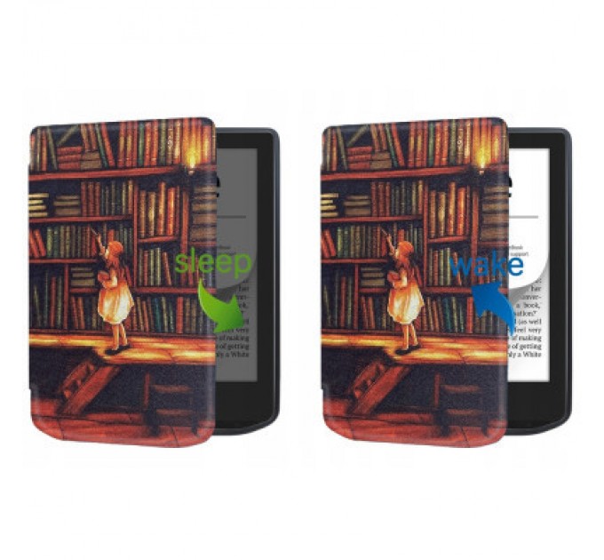 BeCover Чохол до електронної книги BeCover Smart Case PocketBook 629 Verse / 634 Verse Pro 6" Library Girl (710975)