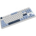 Ajazz Клавіатура Ajazz AK870 V2 Flying Fish Switch USB UA White/Blue (AK870-V2-FF-BWB)